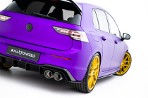 Volkswagen Golf R Mk8 / Mk8 Facelift 2024- Street Pro Bakre Sidoextensions V.2 Maxton Design